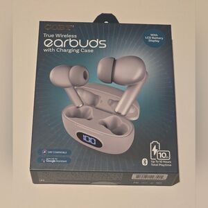 Coby True Wireless Earbuds with Charging Case